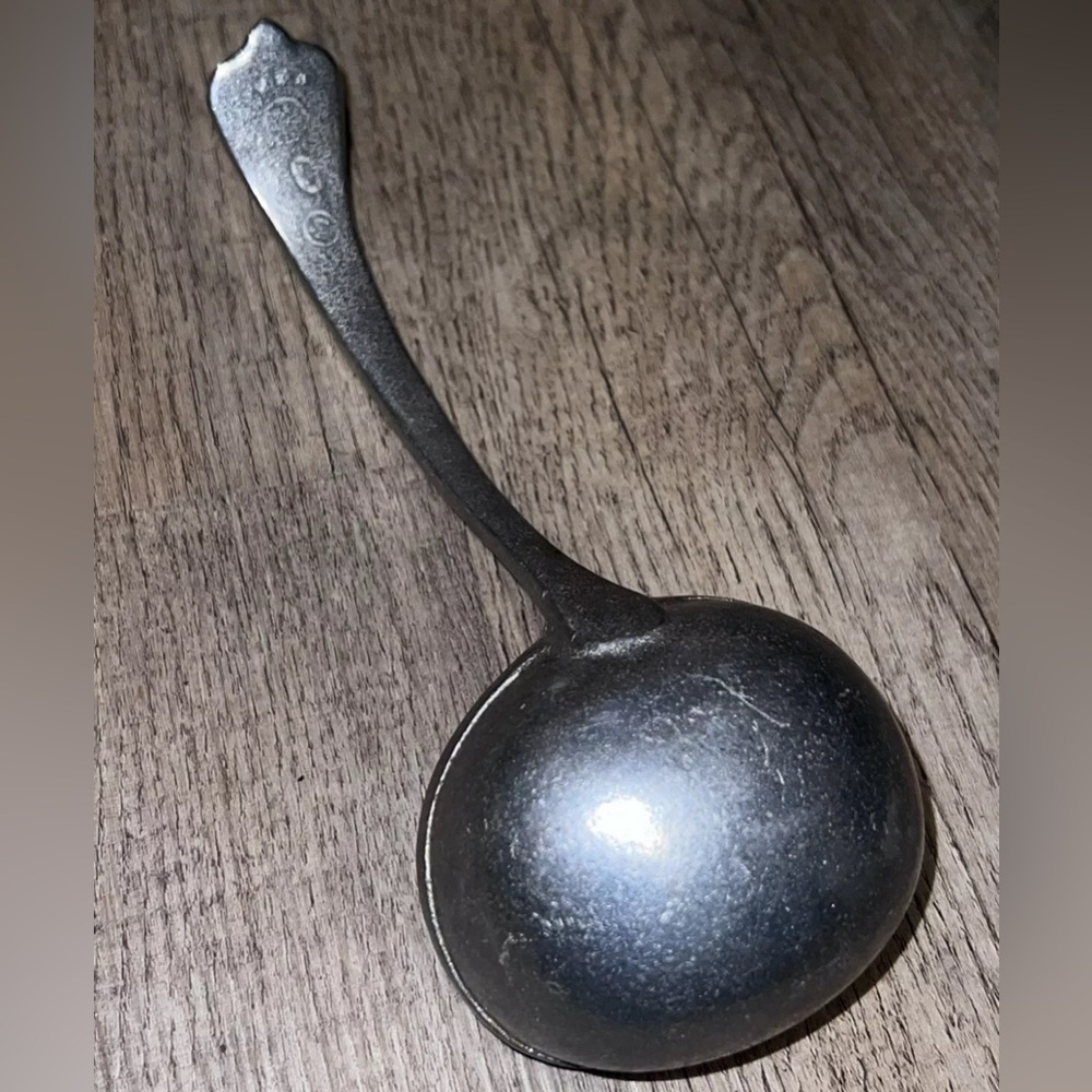 Vintage Wilton Columbia Armetale Pewter Serving Spoon/Soup Tureen Ladle 8”x3” - Picture 7 of 9